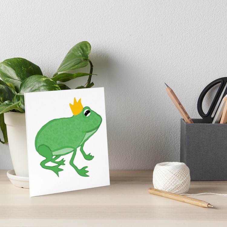 frog prince wall art