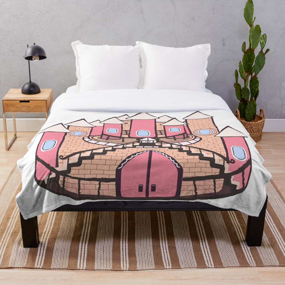 pink castle blanket