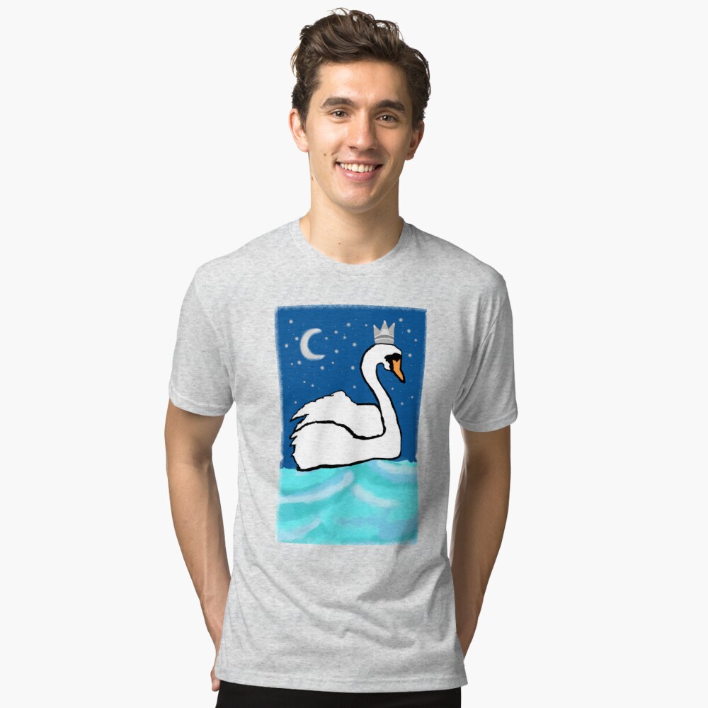 Princess swan in the lake t-shirt